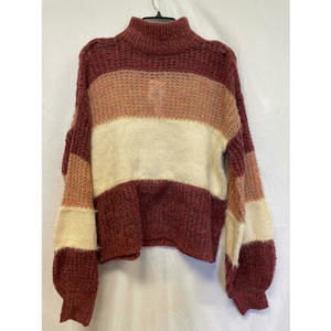 MSRP $50 Willow & Clay Colorblocked Cropped Sweater Multi Pink Size Small